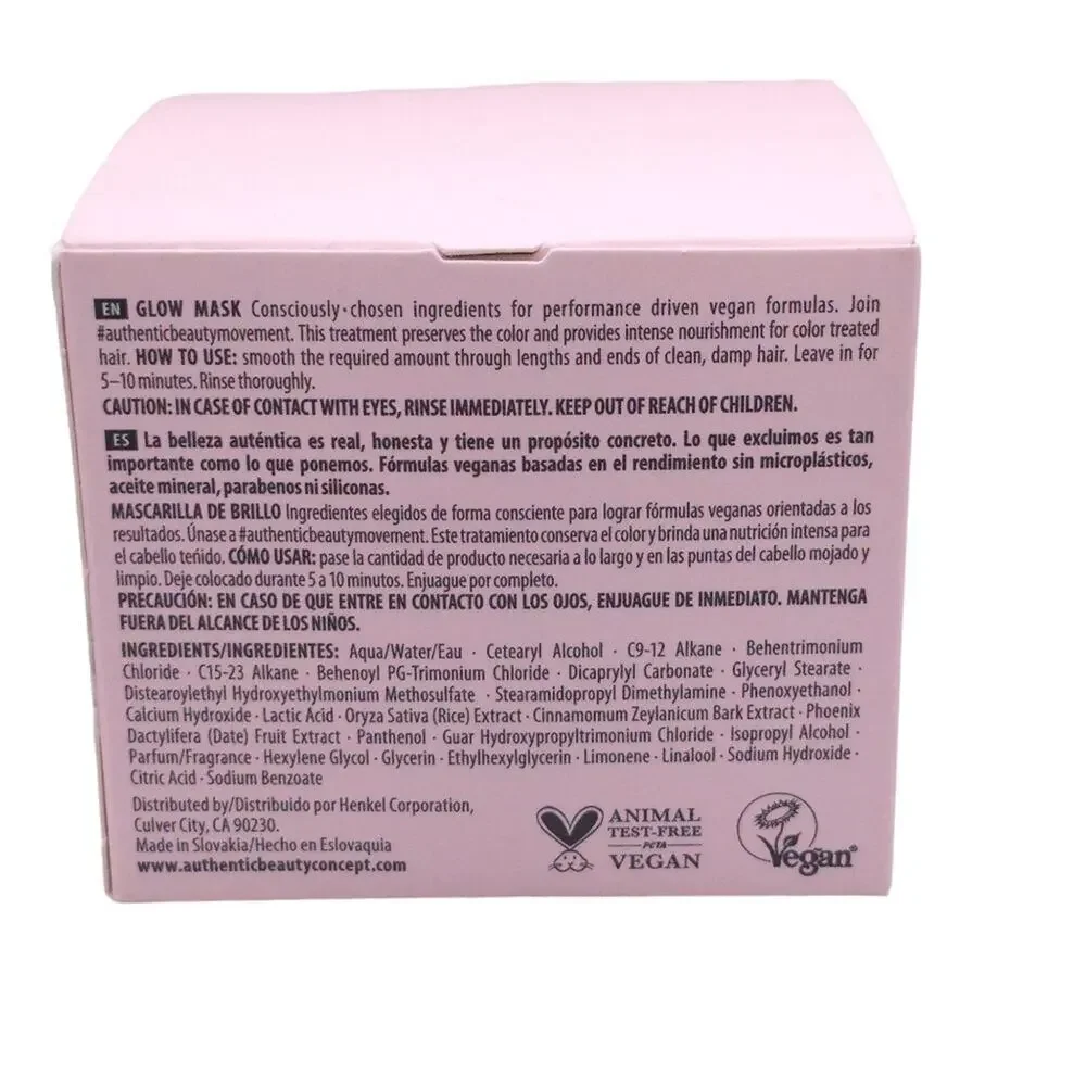 Authentic Beauty Concept Glow Mask For Colored Hair